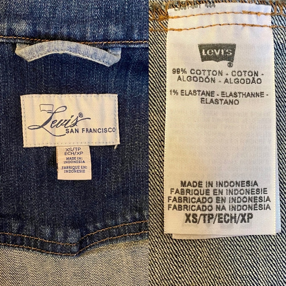 LEVI’S Original Trucker Denim Jean Jacket - Picture 7 of 7